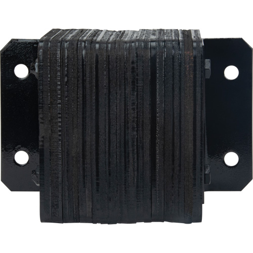 Butoirs de quai lamell&eacute;s, Horizontal, Caoutchouc, 12" la x 4" p x 10" h Meunier Outillage Industriel