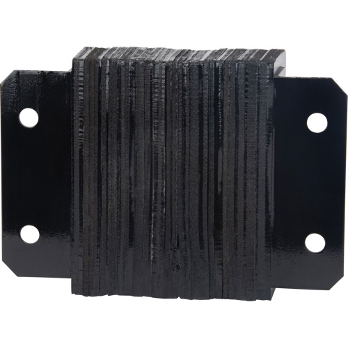 Butoirs de quai lamell&eacute;s, Horizontal, Caoutchouc, 12" la x 4" p x 10" h Meunier Outillage Industriel