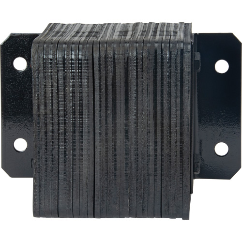 Laminated Dock Bumpers, Horizontal, Rubber, 12" W x 6" D x 10" H Meunier Outillage Industriel