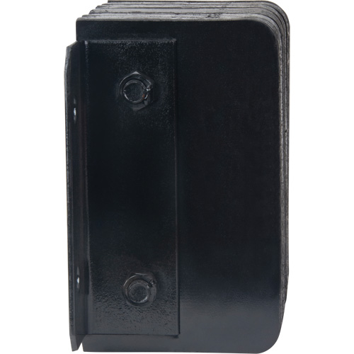 Laminated Dock Bumpers, Horizontal, Rubber, 12" W x 6" D x 10" H Meunier Outillage Industriel