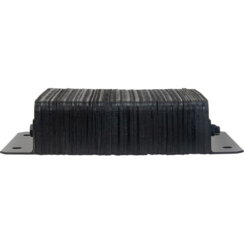 Laminated Dock Bumpers, Horizontal, Rubber, 18" W x 4" D x 12" H Meunier Outillage Industriel