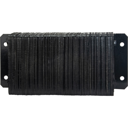 Laminated Dock Bumpers, Horizontal, Rubber, 24" W x 4" D x 12" H Meunier Outillage Industriel