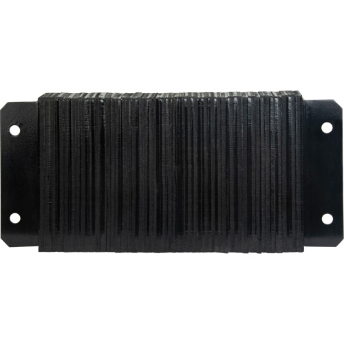 Laminated Dock Bumpers, Horizontal, Rubber, 24" W x 4" D x 12" H Meunier Outillage Industriel