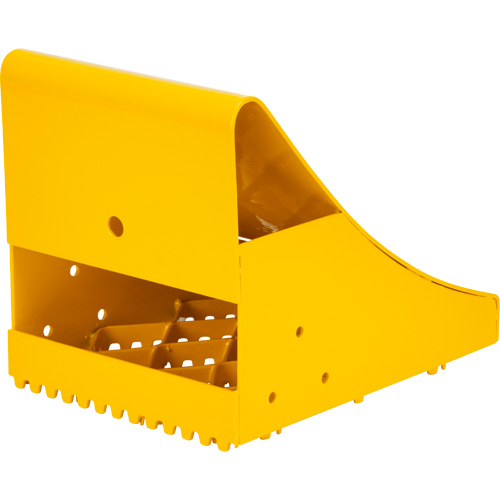 Cales-roue pour la glace, Acier, Jaune, 8-1/16" la x 10-5/8" p x 8-13/16" h Meunier Outillage Industriel