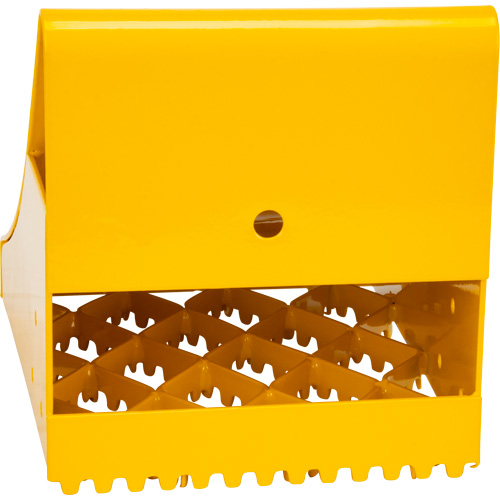 Cales-roue pour la glace, Acier, Jaune, 8-1/16" la x 10-5/8" p x 8-13/16" h Meunier Outillage Industriel