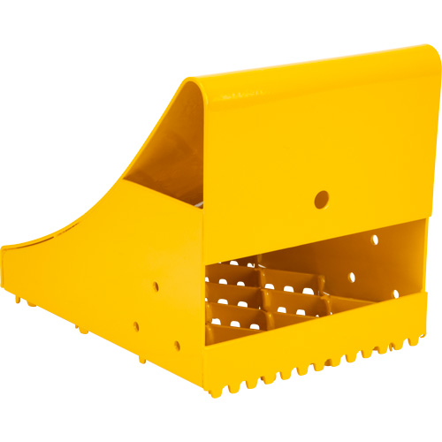 Cales-roue pour la glace, Acier, Jaune, 8-1/16" la x 10-5/8" p x 8-13/16" h Meunier Outillage Industriel