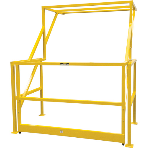 Barri&egrave;re de s&eacute;curit&eacute; pour mezzanine, 70" lo x 77" ha, 78" &eacute;lev&eacute;e, Jaune Meunier Outillage Industriel