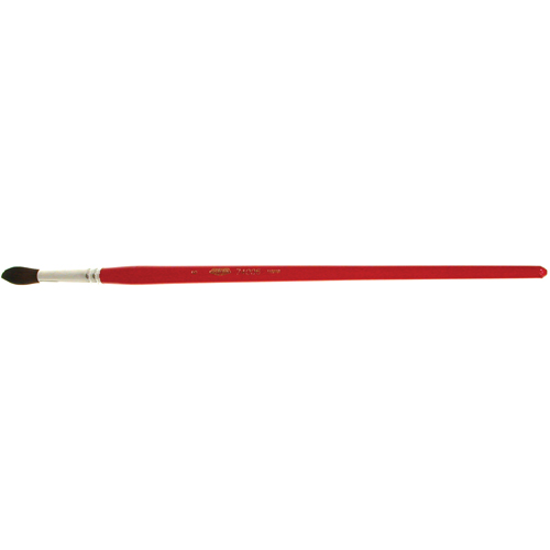 Pinceau de forme ronde pour marquage, Largeur de la brosse de 9/32", Soie de chameau, Manche &agrave; Bois Meunier Outillage Industriel