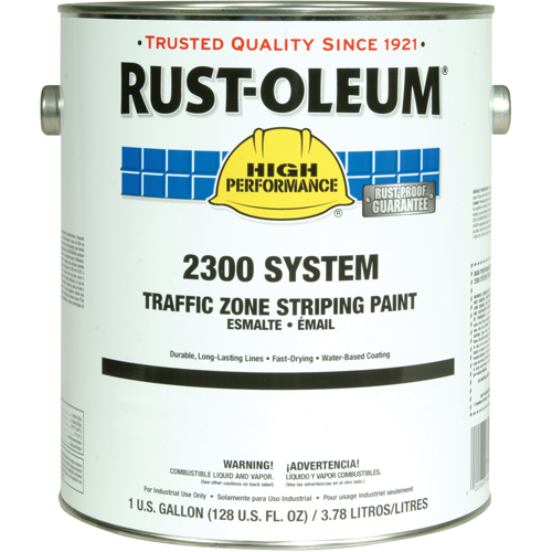 Peinture pour traçage de ligne pour zone de circulation System 2300, Jaune, Gallon Meunier Outillage Industriel