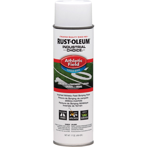 Peinture pour traçage de ligne pour terrain de gymnastique Industrial Choice AF1600, Blanc, 17 oz, Canette a&eacute;rosol Meunier Outillage Industriel