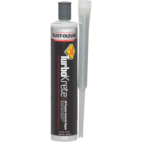 Produit de r&eacute;paration tout usage &agrave; l'&eacute;poxy TurboKrete, Cartouche/Tube, Gris Meunier Outillage Industriel