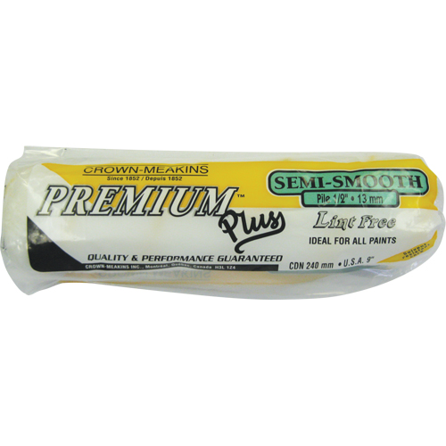 Professional Lint-Free Paint Roller Cover, 13 mm (1/2") Nap, 240 mm (9-1/2") L Meunier Outillage Industriel