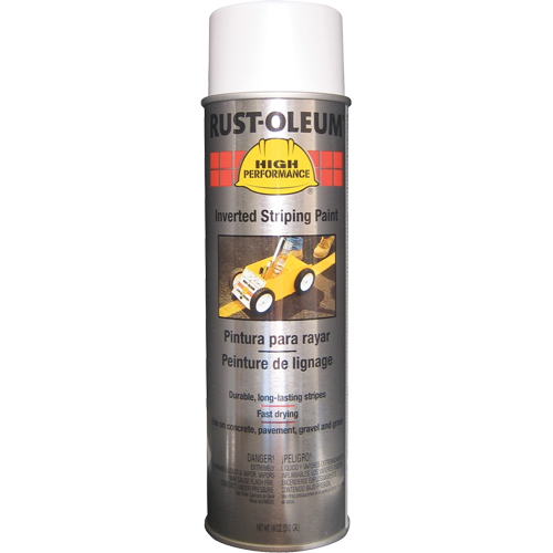 Peinture de traçage en a&eacute;rosol syst&egrave;me 2300 haute performance applicable en position invers&eacute;e, Blanc, 18 oz, Canette a&eacute;rosol Meunier Outillage Industriel