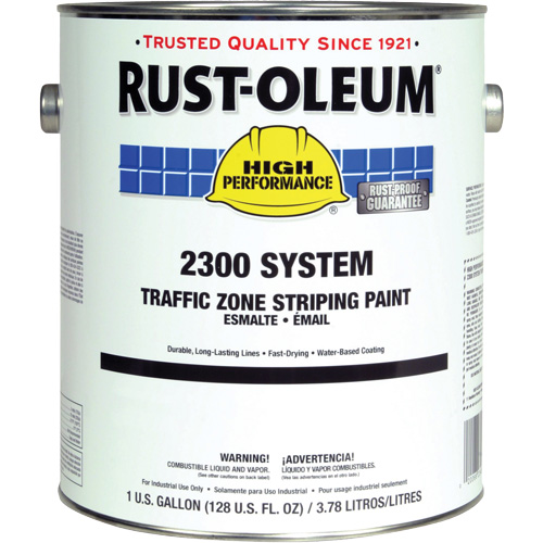 Peinture pour traçage de ligne pour zone de circulation System 2300, Jaune, 5 gal., Gallon Meunier Outillage Industriel