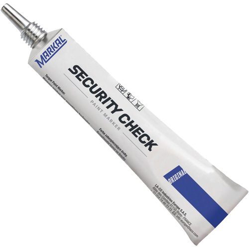 Marqueur de peinture de contr&ocirc;le de s&eacute;curit&eacute;, 1,7 oz, Tube, Bleu Meunier Outillage Industriel