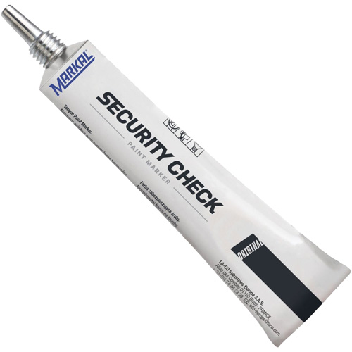 Security Check Paint Marker, 1.7 oz., Tube, Black Meunier Outillage Industriel