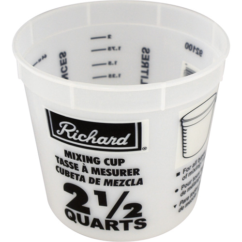 Tasse de m&eacute;lange en plastique Meunier Outillage Industriel