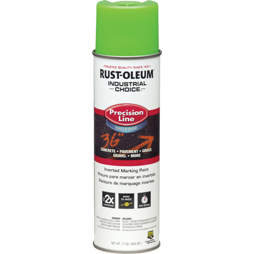M1800 Water-Based Precision Line Marking Paint, 17 oz., Aerosol Can Meunier Outillage Industriel
