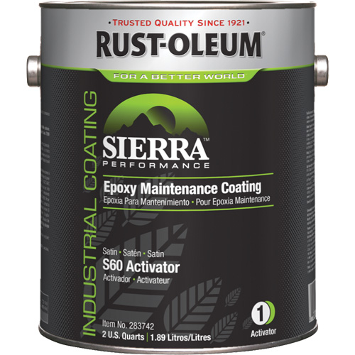 Rev&ecirc;tement dentretien &eacute;poxydique &agrave; base deau Sierra S60 partie 1 activateur, Gallon Meunier Outillage Industriel