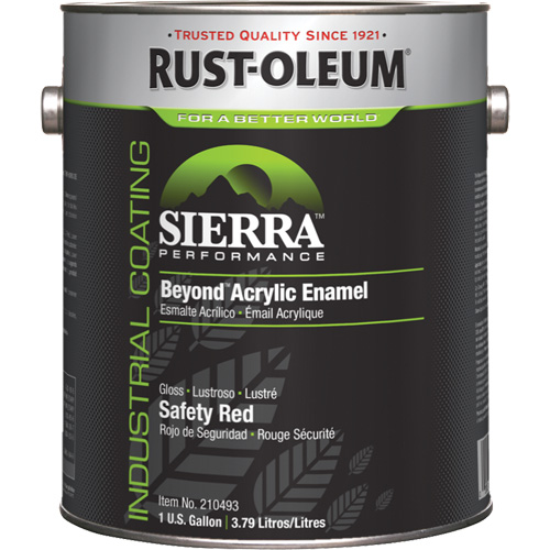 &eacute;mail acrylique Sierra Performance Beyond, Gallon, Rouge Meunier Outillage Industriel