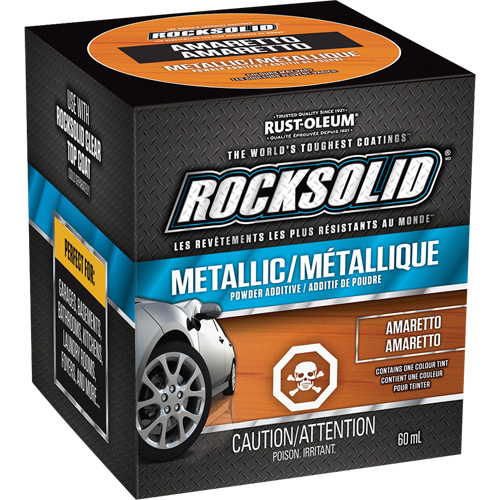 Additifs de poudre m&eacute;tallique RockSolid, 60 ml, Bouteille, Amaretto Meunier Outillage Industriel