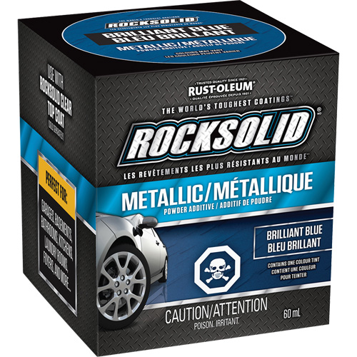 Additifs de poudre m&eacute;tallique RockSolid, 60 ml, Bouteille, Bleu brillant Meunier Outillage Industriel