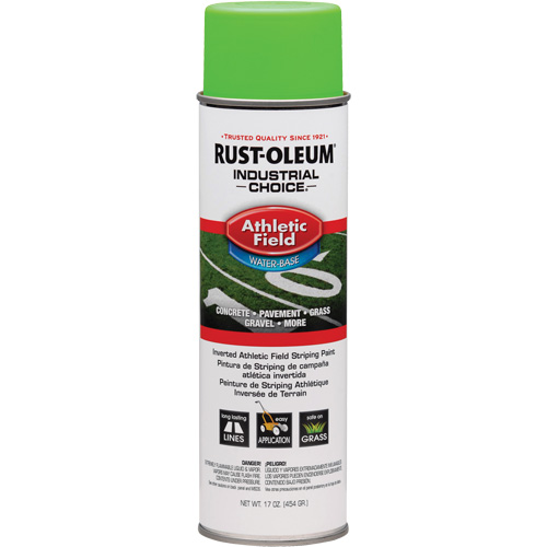Peinture pour traçage de ligne pour terrain de gymnastique Industrial Choice AF1600, Vert, Canette a&eacute;rosol Meunier Outillage Industriel