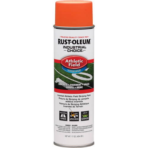 Peinture de lignage pour terrains de sport AF1600, Orange, Canette a&eacute;rosol Meunier Outillage Industriel