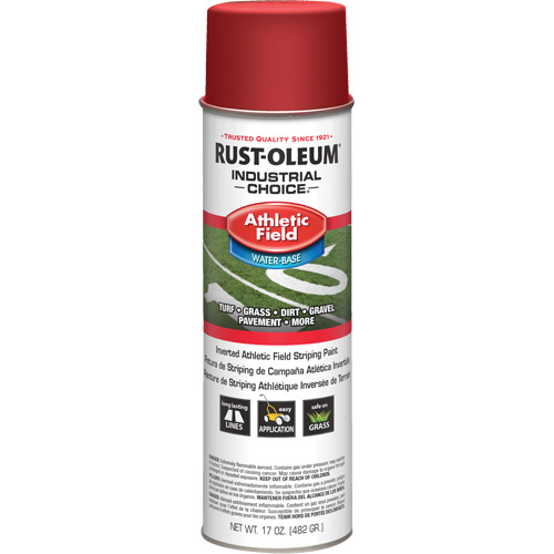 Peinture de lignage pour terrains de sport AF1600, Rouge, Canette a&eacute;rosol Meunier Outillage Industriel