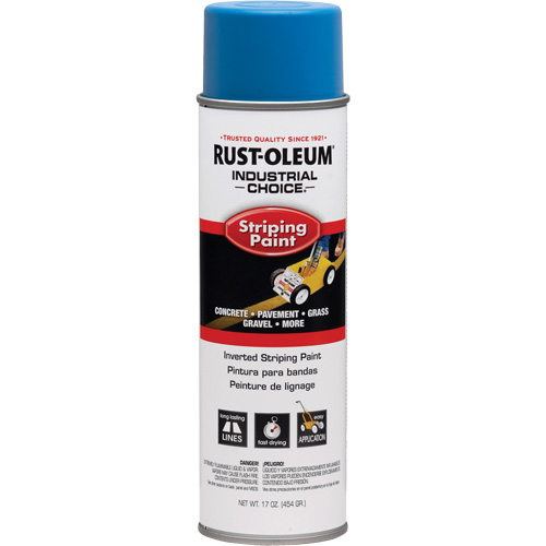 S1600 System Inverted Striping Paint, Blue, Aerosol Can Meunier Outillage Industriel