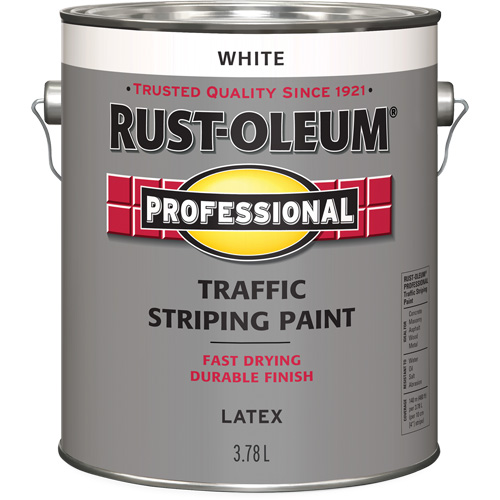 Peinture pour traçage de lignes de circulation, Blanc, 3,78 L, Cruche Meunier Outillage Industriel