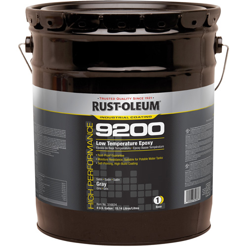 9200 System Low Temperature Epoxy Base, Grey, 4 gal., Pail Meunier Outillage Industriel