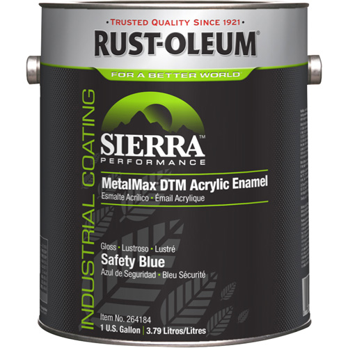 &eacute;mail acrylique DTM Sierra Performance MetalMax Plus, Gallon, Bleu Meunier Outillage Industriel