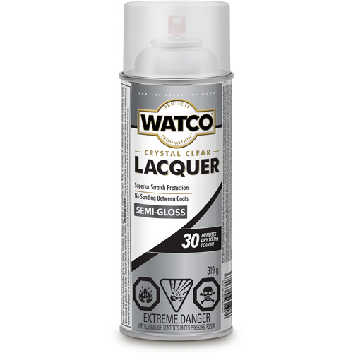 Laque pour bois Watco, 319 g, Transparent, Semi-brillant Meunier Outillage Industriel