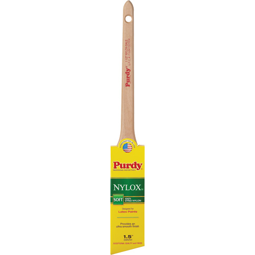 Nylox Dale Paint Brush, Nylon, Wood Handle, 1-1/2" Width Meunier Outillage Industriel