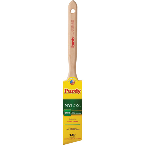Nylox Glide Paint Brush, Nylon, Wood Handle, 1-1/2" Width Meunier Outillage Industriel