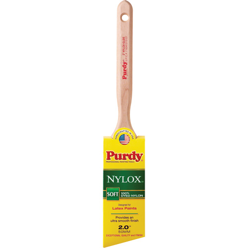 Nylox Glide Paint Brush, Nylon, Wood Handle, 2" Width Meunier Outillage Industriel