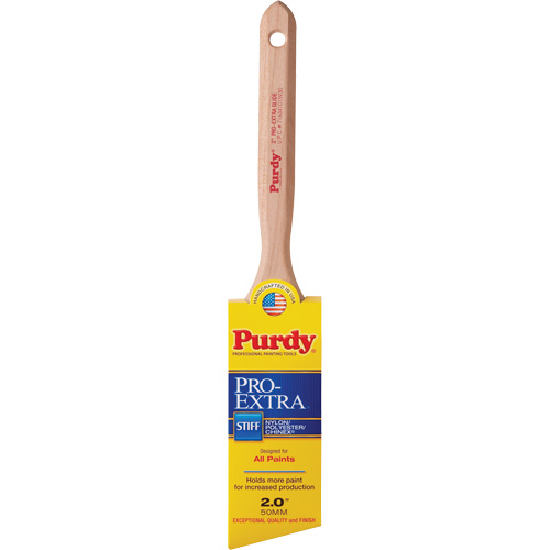 Pinceau Pro-Extra Glide, Mat&eacute;riau m&eacute;lang&eacute;, Manche Bois, Largeur de 2" Meunier Outillage Industriel