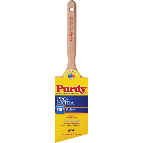 Pinceau Pro-Extra Glide, Mat&eacute;riau m&eacute;lang&eacute;, Manche Bois, Largeur de 3" Meunier Outillage Industriel