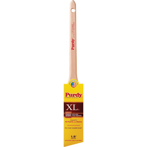 XL Dale Paint Brush, Poly/Nylon, Wood Handle, 1-1/2" Width Meunier Outillage Industriel