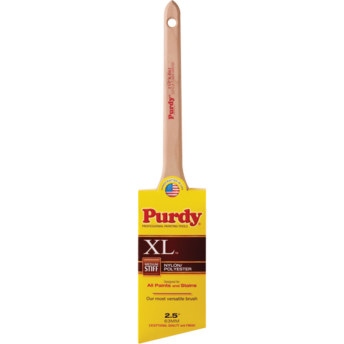 XL Dale Paint Brush, Poly/Nylon, Wood Handle, 2-1/2" Width Meunier Outillage Industriel