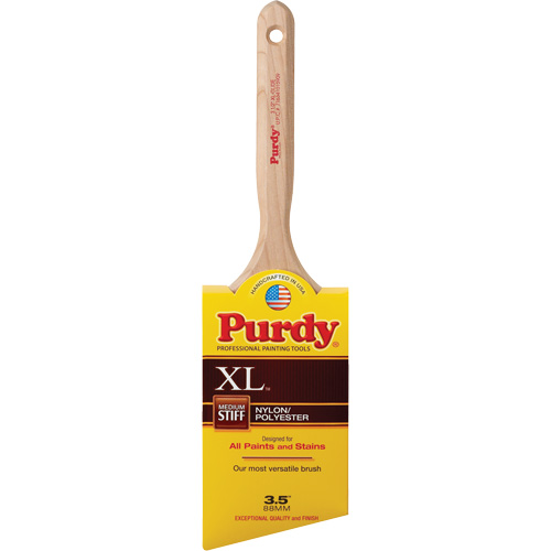 XL Glide Paint Brush, Poly/Nylon, Wood Handle, 3-1/2" Width Meunier Outillage Industriel