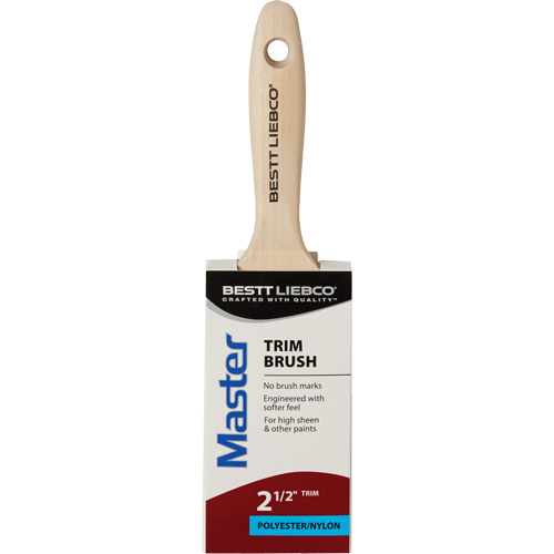 Pinceau pour garnitures Master, Poly/nylon, Manche Bois, Largeur de 2-1/2" Meunier Outillage Industriel