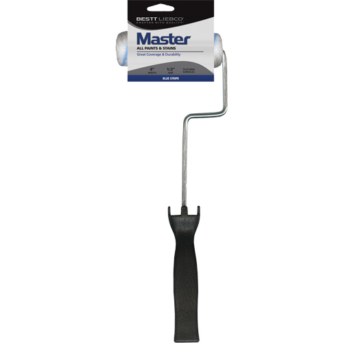 Master Blue Stripe Mini Roller Cover, 2 Pieces Meunier Outillage Industriel
