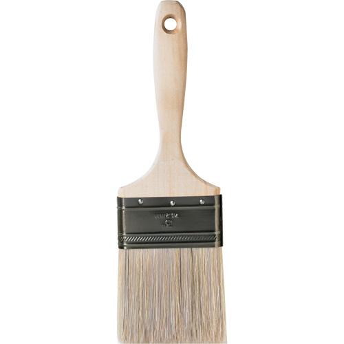 One Coat Trim & Wall Brush, White China, Wood Handle, 3" Width Meunier Outillage Industriel