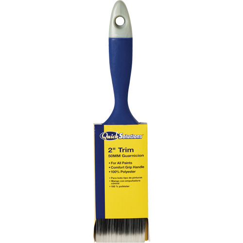 Quick Solutions Trim Brush, Polyester, Plastic Handle, 2" Width Meunier Outillage Industriel
