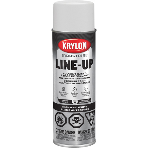 Peinture de marquage professionnelle &agrave; base de solvant, Blanc, 18 oz, Canette a&eacute;rosol Meunier Outillage Industriel