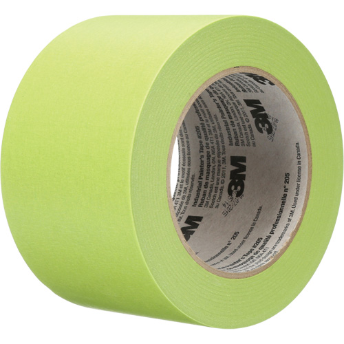 Industrial Painter's Tape 205, 72 mm (2-4/5") x 55 m (180'), Green Meunier Outillage Industriel