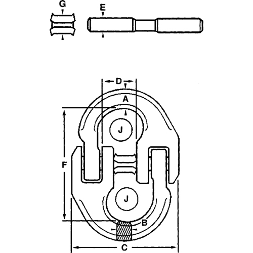 Alloy Connecting Links Meunier Outillage Industriel