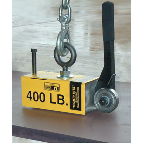 Creative Lift&reg; Magnets, 400 lbs. (0.2 tons) Holding Cap., 7-3/4" L x 7-1/4" W x 6-3/4" H Meunier Outillage Industriel